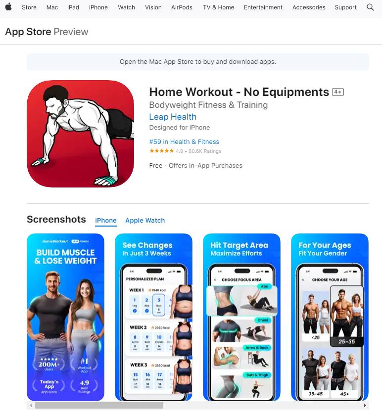 Các app tập gym miễn phí