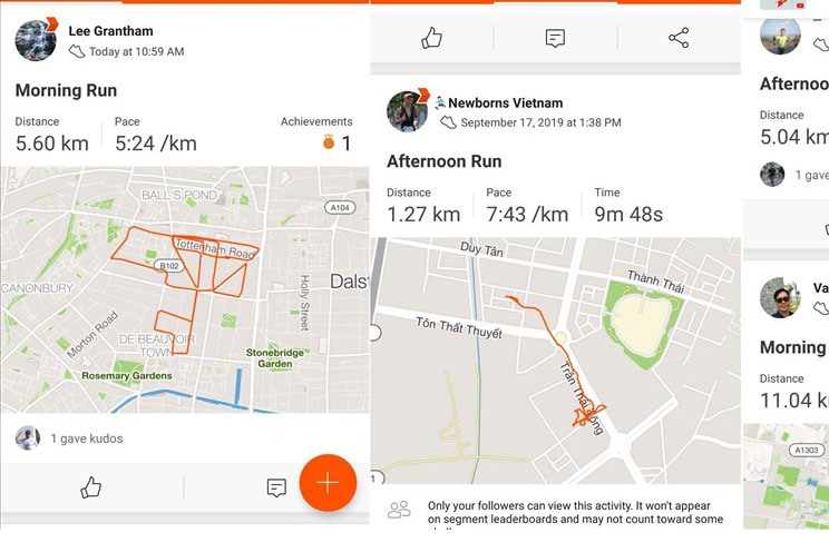 Những Ứng dụng chạy bộ miễn phí tốt nhất cho người yêu thích vận Động