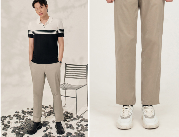 Quần kaki và giày sneaker, sự kết hợp hoàn hảo cho phong cách thời trang hiện Đại